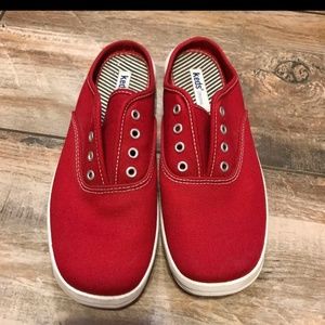 Keds slide on 7.5 red